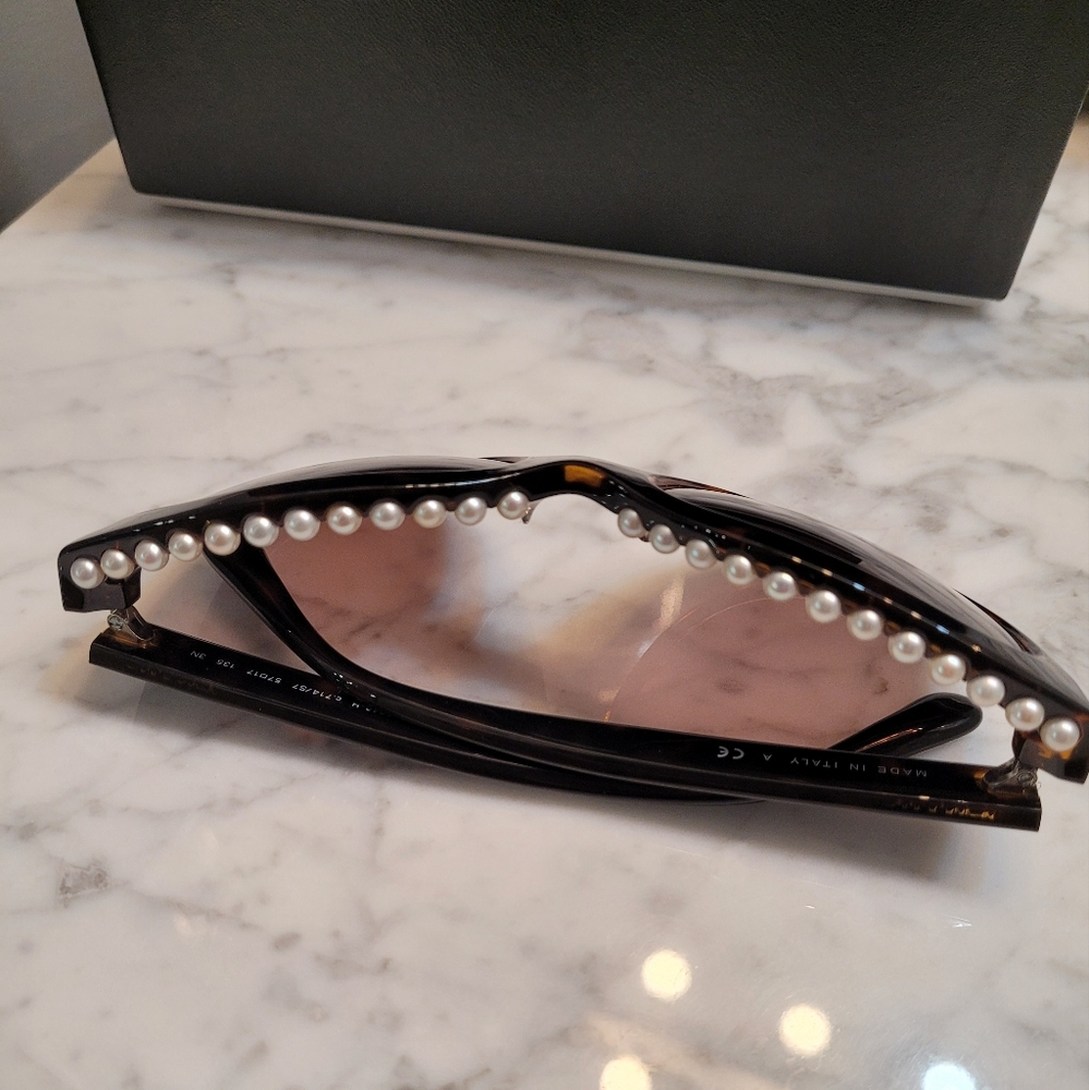 Chanel Women's Cat-Eye Sunglasses - Brown **Read Details ** - Picture 2 of 14